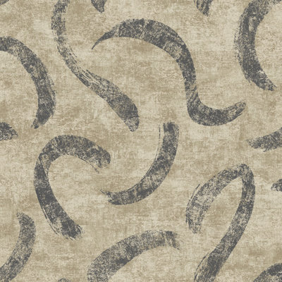 Papier peint texturé rouille non tissé Pi.
