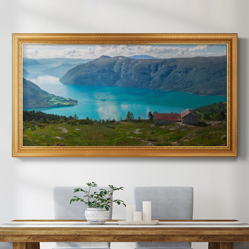 Toile encadrée de qualité supérieure Reflection II - prête à être accrochée, H 25 po x l 45 po x P 1 po