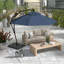 Parasol en porte-à-faux octogonal 9 pi x 9 pi 3 po Hornsea-88141711