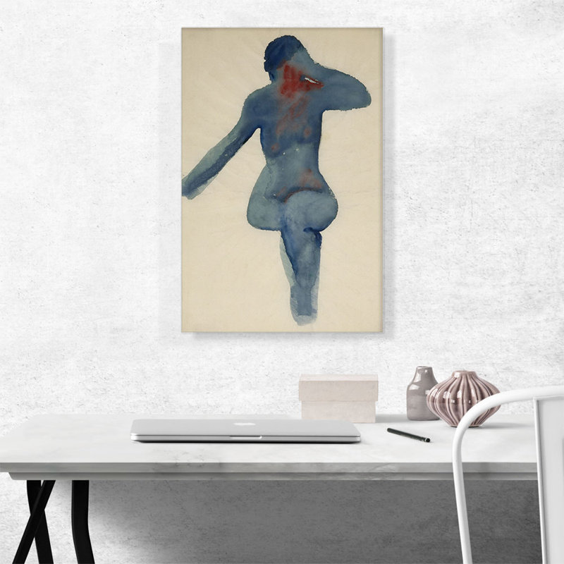 «Nude Series VIII 1917» par Georgia O-Keeffe, reproduction d'art sur toile tendue, H 26 po x l 18 po x P 0,75 po