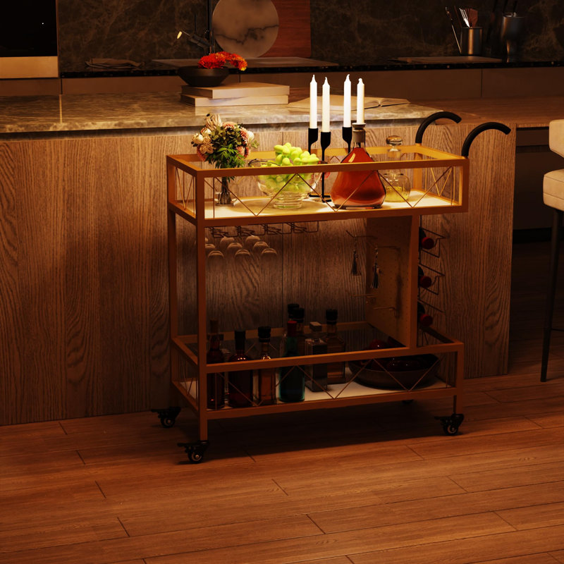 Metal Bar Cart