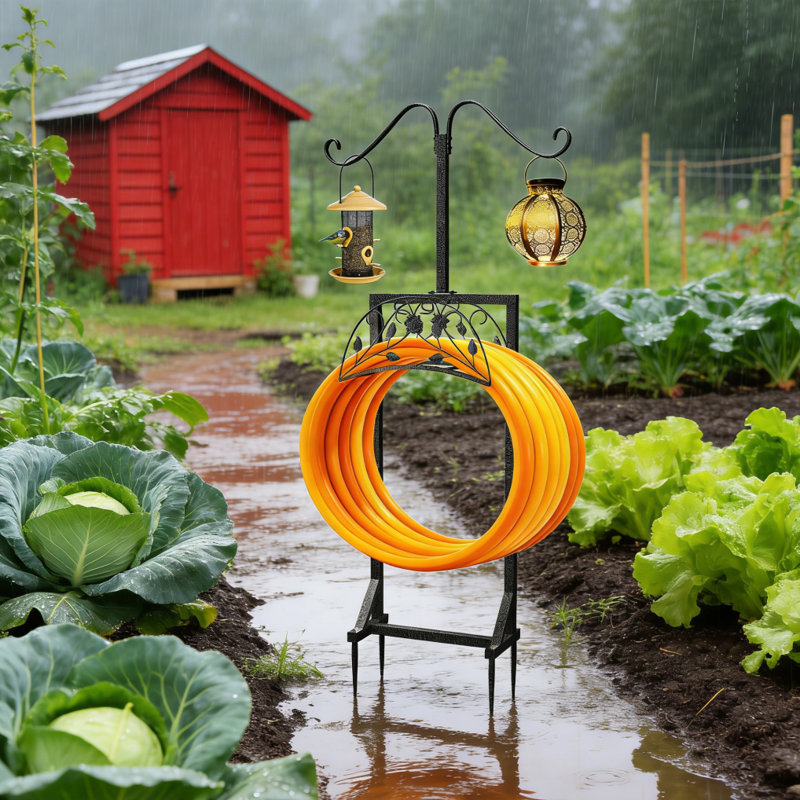 Hose Holder Iron Stand Hose Holder