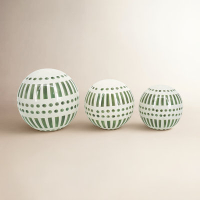 Glade 3-Piece Ceramic Sculpture