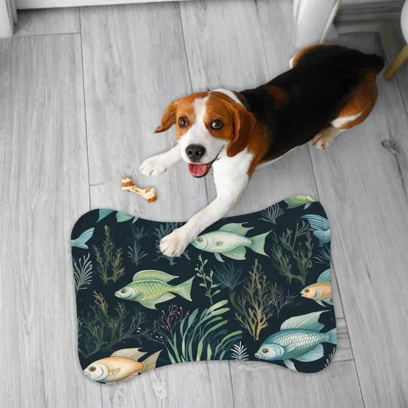 Tranquil Fins - Tapis d'alimentation en os 1 pièce