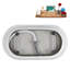 Baignoire autoportante 48 "avec drain interne Streamline-102285104