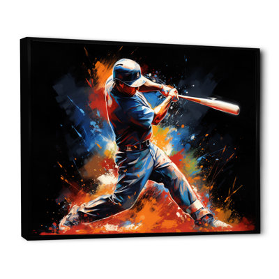Baseball Swing Of Emotion III - Sport, impressions sur toile
