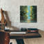 «Sunlit Forest» par Julia Purinton, art mural en verre acrylique-561839258