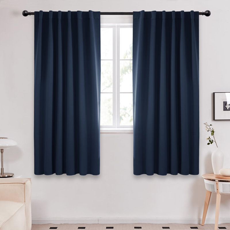 Rideaux occultant et isolant Darlington, Bleu marine, l 52" x L 63"