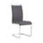 Modern Faux Leather Cantilever Dining Chairs with Chrome Base (Set of 4)-108344481-92179336-98548425