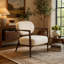 Fauteuil d'appoint moderne, pour une assise confortable-131248036
