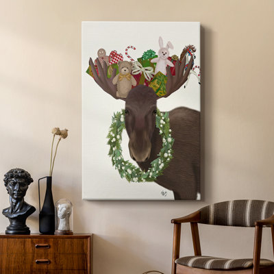 Orignaux de Noël et cadeaux de Noël - Cavas de galerie sur mesure