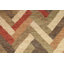 Tapis de style oriental à chevrons moderne noué à la main 8 x 12