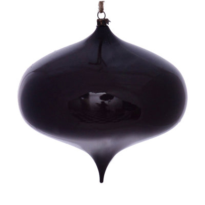 Wood Grain Onion Christmas Ornament
