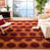 Asian Fusion Rose/Burgundy Hand-Knotted Area Rug