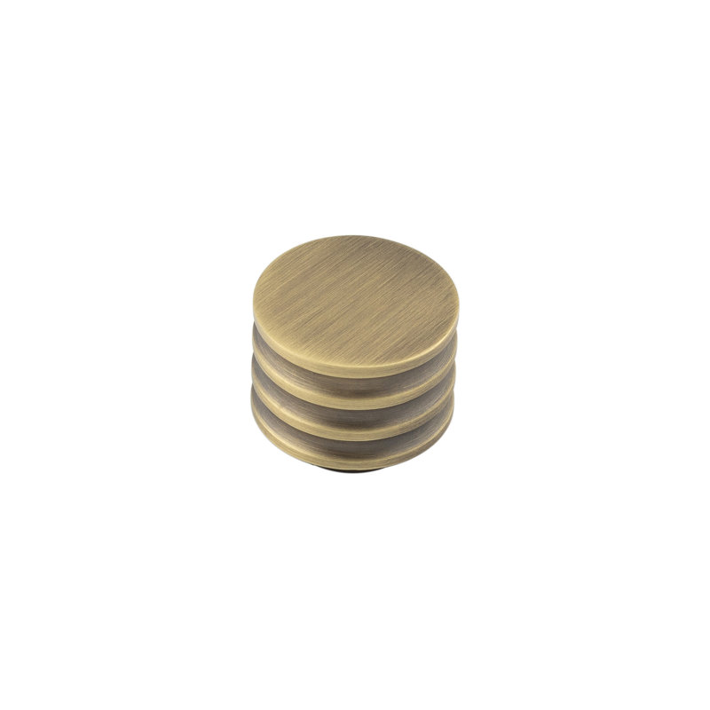 Hoxton 30mm Round Knob, Antique Brass