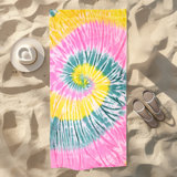 Serviettes de plage teintes à la main Shonna | Serviette de piscine 100% coton 30 po x 60 po