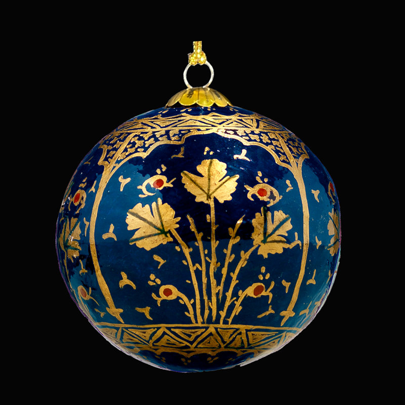 Chinar Temple Navy Blue Bauble