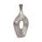Ethean Decorative Stoneware Ceramic Vase with Sculptural Modern Silhouette and Textured Oval Body for Contemporary Display Appeal-1867914536