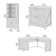 Egils L-Shaped Writing Desk Office Set