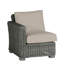 Canapé modulaire rustique tissé à gauche - gris ardoise-750632896-750632944-750637178