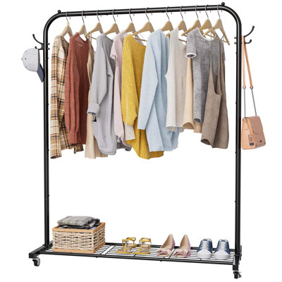 Bonville 100cm Rolling Clothing Rack