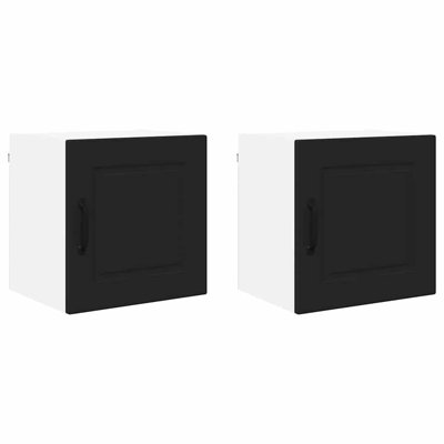 Vidaxl Kitchen Wall Cabinet 2 Pcs Concrete Grey 50 X 31 X 40 Cm