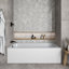 Streamline 66 in. x 32 in. Acrylic Left-Hand Drain Alcove Bathtub With External Drain-101699008