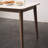 White Rectangular Solid Wood Ash wood + Sintered Stone Dining table-1293347145