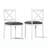 Gracie Oaks Cross Back Upholstered Dining Chair-1505396105
