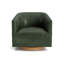 Cooper Upholstered Swivel Barrel Chair-403642451-403642463