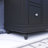 36" Black Bathroom Vanity Cabinet
