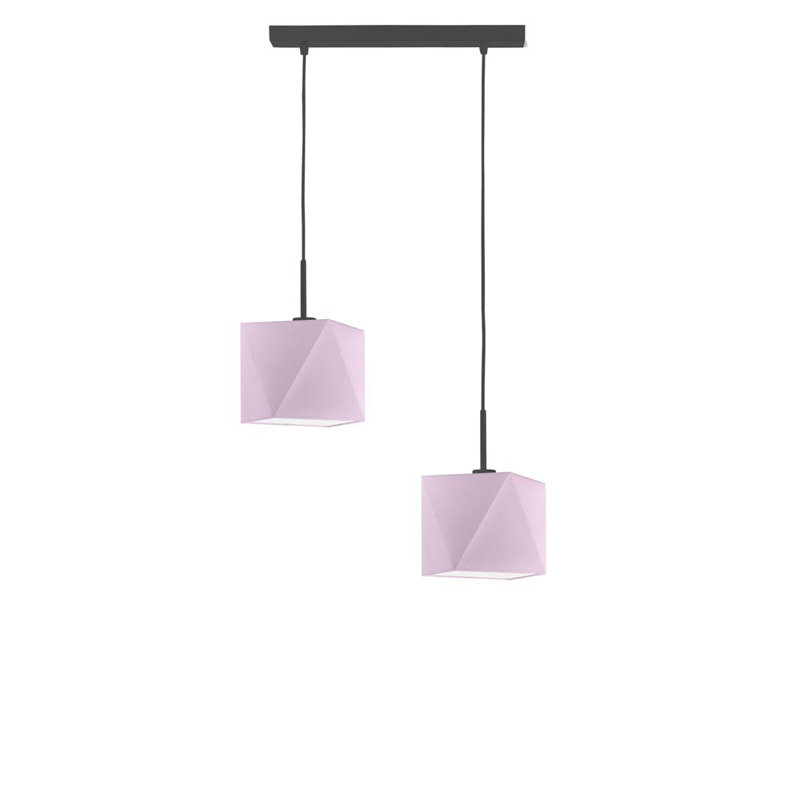 Deneesha 2 - Light Kitchen Island Pendant, Black, Blush