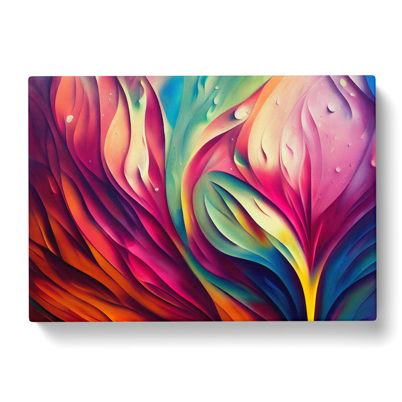 Peaceful Modern Abstract Art - Wrapped Canvas, 35cm H x 50cm W x 3cm D