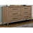 Dana Heights 6-Drawer Dresser – Sand Finish, Mindi Veneer