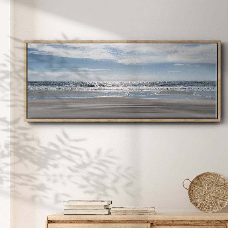 Beach Bliss - toile encadrée, H 24 po x l 60 po x P 1,5 po, Naturel
