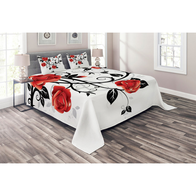 Traditional Floral Coverlet