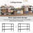 3-Tier 24-Pair 33.85" Wide Shoe Rack