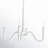 Saxony 4 - Light Steel Dimmable Chandelier