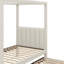 Lit plateforme avec lit gigogne et 3 tiroirs de rangement-1193209741