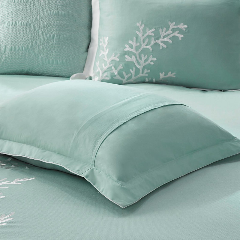 Literie en coton Menze, Housse de couette double / grand + 2 taies décora