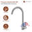 Stainless Steel Single Handle High-Arc Kitchen Faucet-71097874