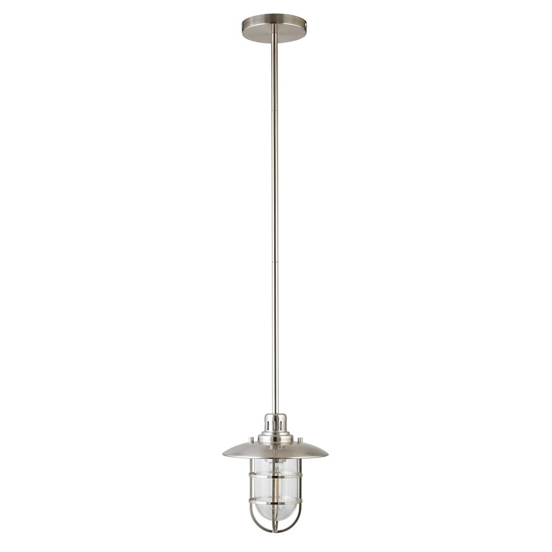 Luminaire suspendu Bay, Nickel brossé