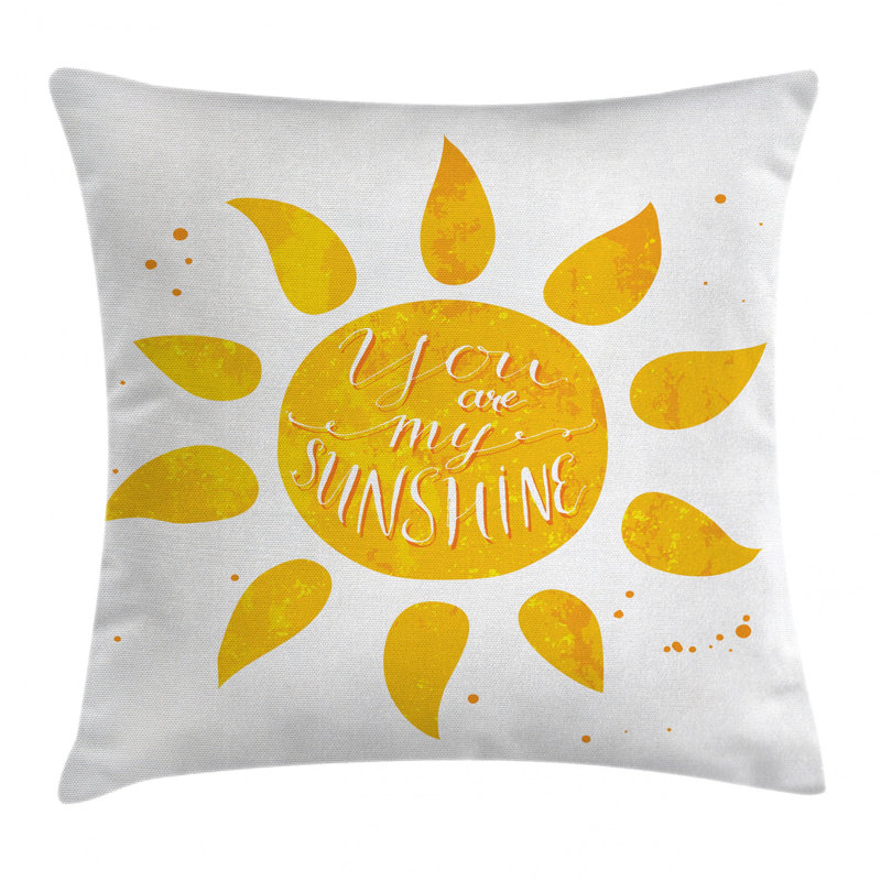 Housse de coussin décoratif d’intérieur/extérieur 28 po the soleil