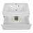 27.3'' Single Bathroom Vanity with Ceramic Top with Mirror-695978194