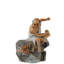 DC Chinese Kangxi Angry Man and Dragon Oriental Pottery Figurine