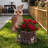 Sitting Owl with Tree Trunk Garden Planter - Rustic Polyresin Owl Figurine and Flower Pot Combo for Outdoor & Indoor Decor