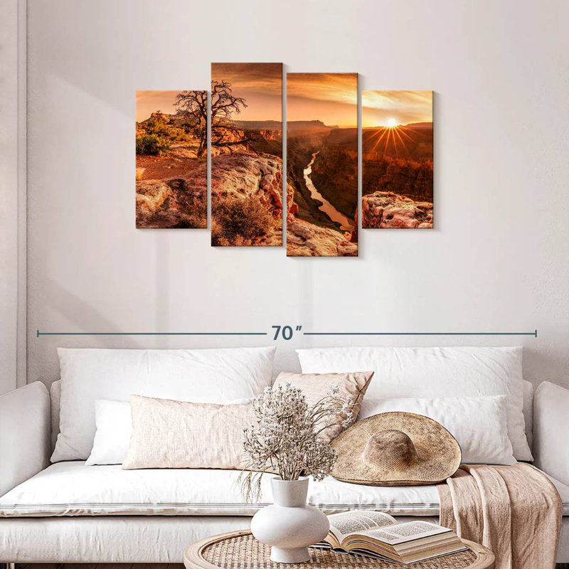 Lumière du soleil du Grand Canyon, 27" H x 43" W