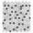 Mirage 1" x 1" Natural Stone/Glass Penny Round Mosaic Tile-36949030