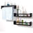 3 Piece Square Solid Wood Floating Shelf