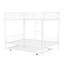 Lit double superposé au dessus d'un lit double avec gigogne, blanc-1663509898-1663509897